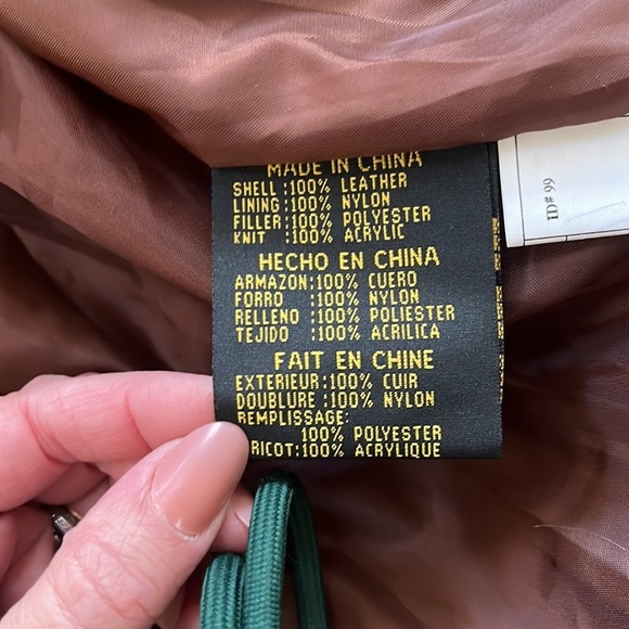 Impeccable Brown Vintage Bomber Sz. L - Picture 8 of 16